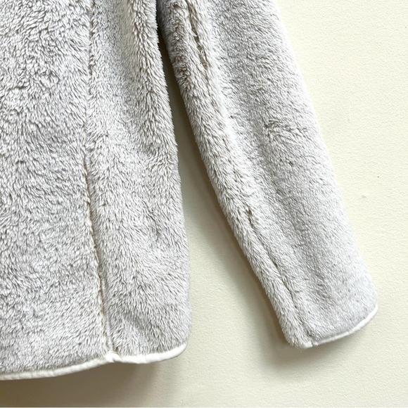 St John's Bay Active Short Pile Faux Fur Fleece Moto Pullover Sweater, Size M - Picture 10 of 15